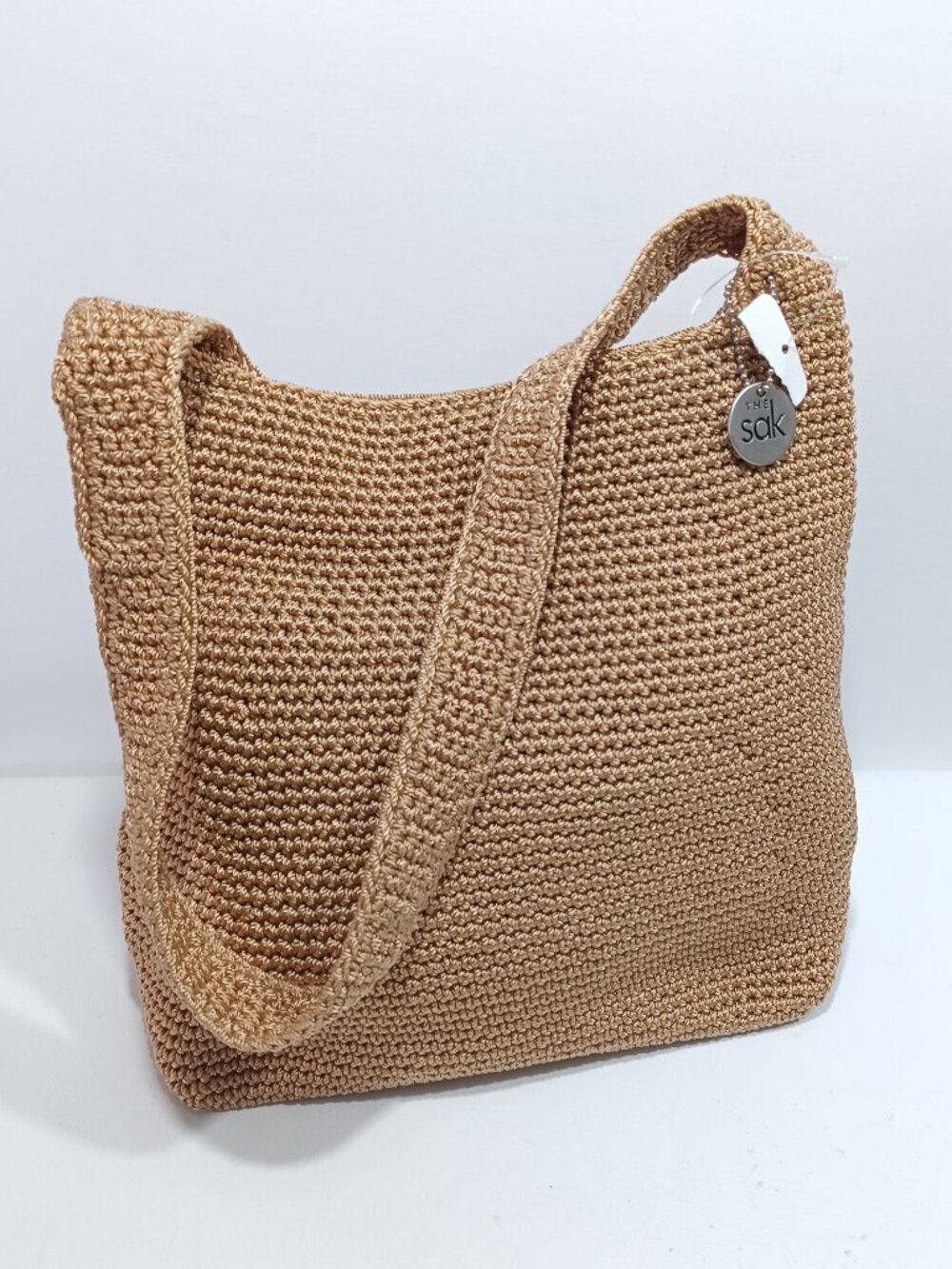 The Sak Crochet Elliot Lucca Tan Shoulder Bag Single Strap - Picture 7 of 12